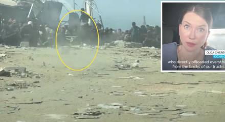 İsrail askerlerinin gıda yardımı bekleyenlere vahşeti kamerada