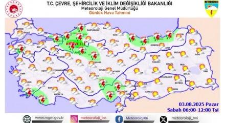 Meteoroloji’den İstanbul ve 4 il için uyarı: Perşembe günü sağanak geliyor, sarı kodlu alarm verildi