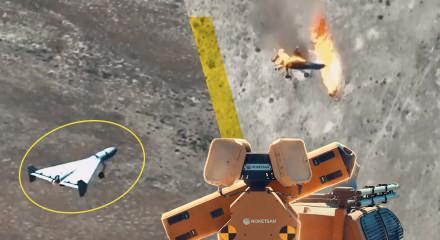 PUSU Silah Sistemi'nden atılan CİRİT füzesinden hava hedefine tam isabet