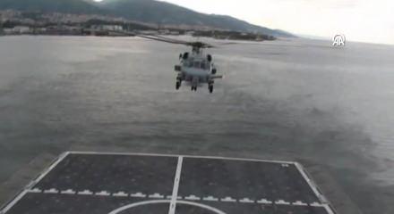 Açık deniz karakol gemilerine milli helikopter platformu