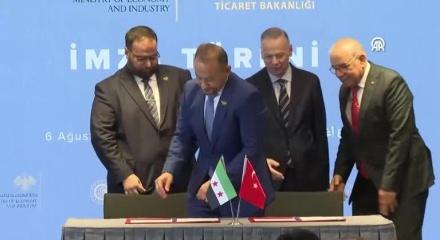Türkiye ve Suriye arasında 10 iş birliği anlaşması imzalandı