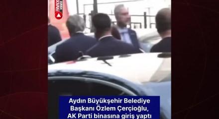 Aydın Büyükşehir Belediye Başkanı Özlem Çerçioğlu, AK Parti Genel Merkezi'ne geldi