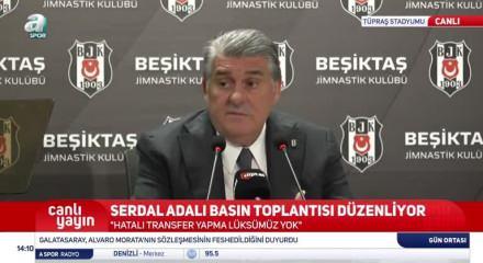 Beşiktaş Başkanı Serdal Adalı: Transferde hata yapma lüksümüz yok