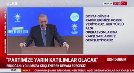 Cumhurbaşkanı Erdoğan "En büyük mirasımız terörsüz Türkiye olacak" dedi