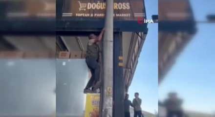 Onarmak için çıktığı elektrik direğinde akıma kapıldı! Yere çakılan adamın durumu ağır