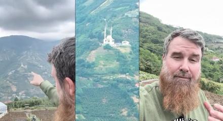 ABD'li vaizden Trabzon'daki camiye övgü!  "Allah Türkleri mübarek kılsın"