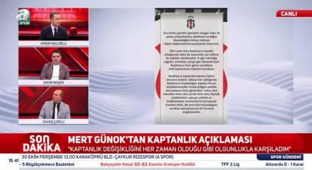 Kaptanlığı kaybeden Mert Günok'tan duygusal açıklama
