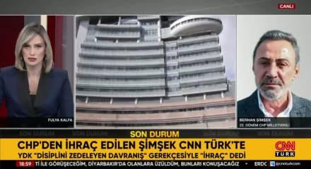 CHP'den ihraç edilen Berhan Şimşek: CHP İmamoğlu'nun Holdingi, Özel de CEO'su
