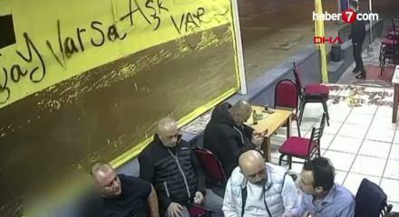 Çay ocağında otururken tabancayla vuruldu, o anlar kamerada