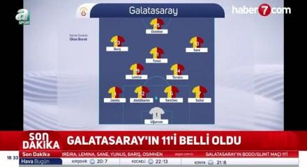 Galatasaray'ın ilk 11'i belli oldu! Rakip Bodo/Glimt1