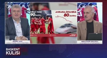 İstanbul Ankara arasında süper hızlı tren projesi hakkında son durumu Bakan Uraloğlu açıkladı