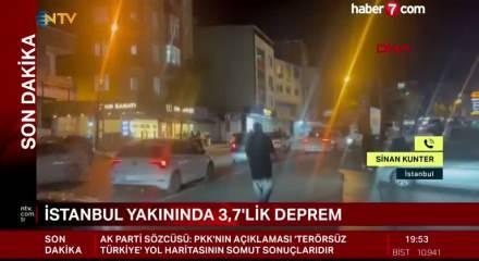 İstanbul'da 3,7'lik deprem
