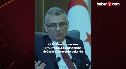 KKTC Cumhurbaşkanı Erhürman gündeme ilişkin değerlendirmelerde bulundu