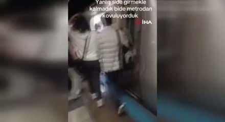 Metroda oyuncak tüfekle video çeken genç gözaltına alındı