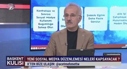 Sosyal medyaya yaş sınırı geliyor! Bakan Uraloğlu canlı yayında açıkladı