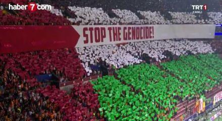 UEFA’dan Galatasaray’a Filistin koreografisi cezası mı geliyor? İngiliz basını iddia etti!