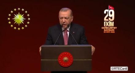 Cumhurbaşkanı Erdoğan 29 Ekim Cumhuriyet Bayramı Özel Programı'nda konuştu.