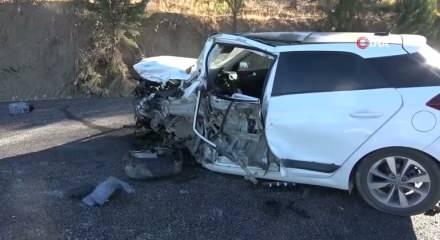 Adıyaman'da feci kaza: 1 polis, 1 muhtar ağır yaralı