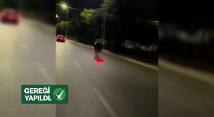 Antalya’da trafik güvenliğini tehlikeye düşüren sürücü yakalandı