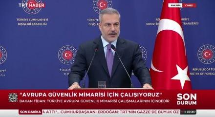 Bakan Hakan Fidan Gazze'nin yeniden inşaası için elimizden geleni yapacağız"dedi