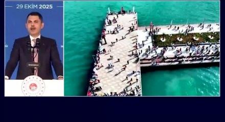 Bakan Kurum, "İskenderun Sahil Düzenleme ve Yenileme Projesi İlk Etap Açılış Töreni"nde konuştu