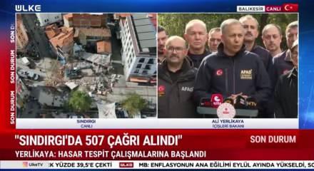 Balıkesir'deki korkutan deprem sonrası bakanlardan peş peşe açıklama