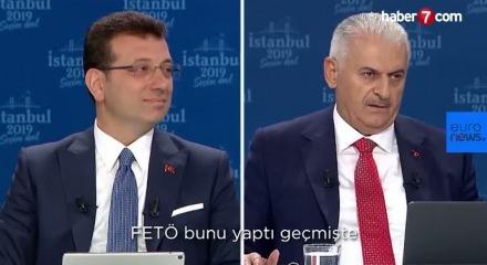 Ekrem İmamoğlu'ndan Binali Yıldırım'la program öncesi casusluk faaliyeti!