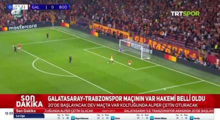 Galatasaray-Trabzonspor maçının VAR hakemi belli oldu