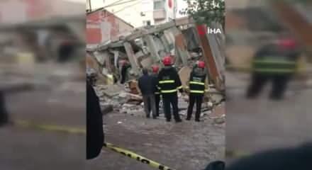 Gebze'de bina çöktü: Çok sayıda ekip sevk edildi