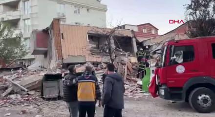 Gebze'de bina çöktü: Çok sayıda ekip sevk edildi