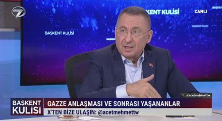 Gazze anlaşması ve sonrasında yaşanacakları Fuat Oktay canlı yayında açıkladı