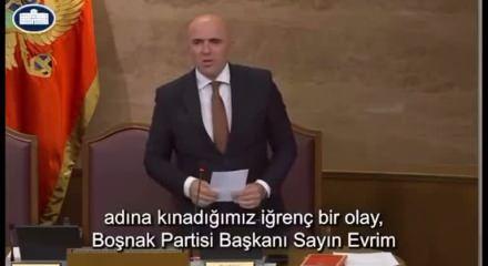 Karadağ’ın Türkiye kararına Meclis Başkan Yardımcısı Nurkovic tepki gösterdi