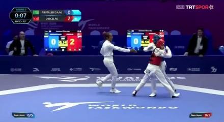 Seninle gurur duyuyoruz Merve! Milli sporcumuz ikinci kez dünya şampiyonu