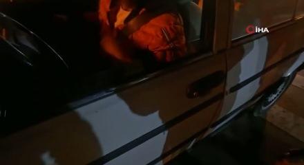 Trafik magandası yasal hız sınırını kat ve kat aştı kaza yaptı! Sarhoş sürücü herkesi yıldırdı