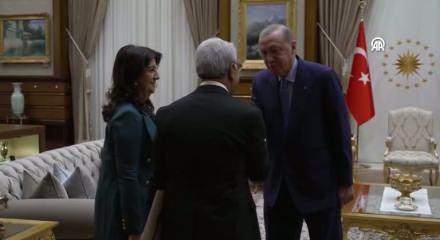 Cumhurbaşkanı Erdoğan, DEM Parti heyetini kabul etti