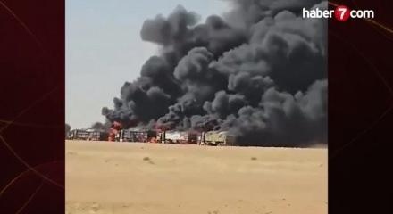 Türk SİHA’ları Sudan Çölünde katliam konvoyunu imha etti!