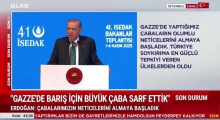 Cumhurbaşkanı Erdoğan "Sudan'da devam eden çatışmaların bir an önce durması için harekete geçilmeli" dedi