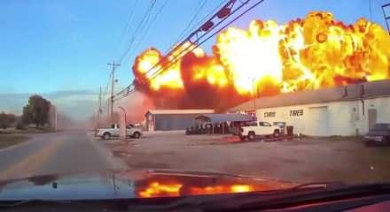 ABD'deki uçak kazasının en net görüntüsü ortaya çıktı