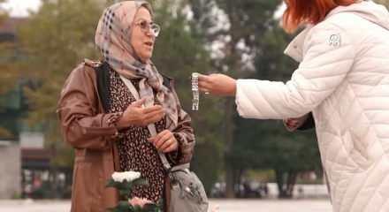 Atatürk'ün vefatının 87. yılı dolayısıyla yapılan sosyal deney duygulandırdı