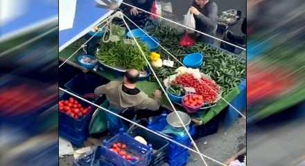 Bahçelievler’de el çabukluğuyla ürünleri değiştiren pazarcıya bir kötü haber daha