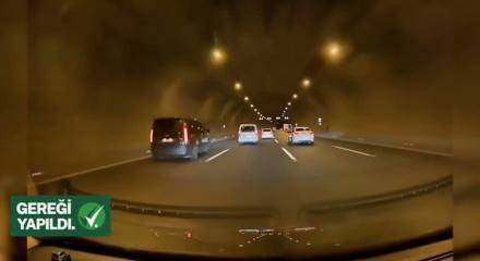 Bakan Yerlikaya duyurdu: Makas atan sürücünün aracına 60 gün trafikten men