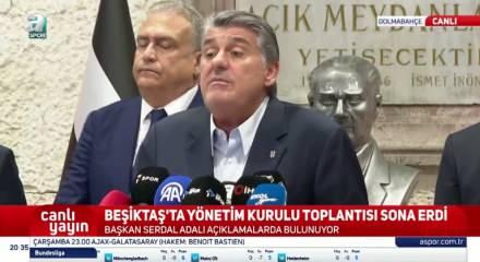 Beşiktaş'ta yönetim kurulu toplantısı sona erdi