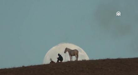 Film sahnesi değil gerçek! O anlar sosyal medyada gündem oldu