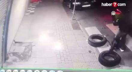 Gaziosmanpaşa'da bombalı saldırı anı!