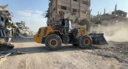 Gazze'de İsrailli esirlerin cesetlerini teslim edebilmek için yürütülen çalışmalar sürüyor