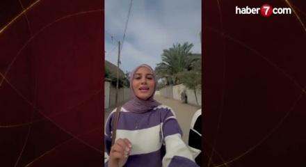 Gazzeli Savsan'ın duygusal anları: "6 aydır yardım ulaşmamıştı, Türkiye'den geldi"