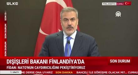 Dışişleri Bakanı Hakan Fidan'a Finlandiya ziyaretinde Finlandiyalı bakandan sürpriz Osman İmparatorluğu vurgusu...