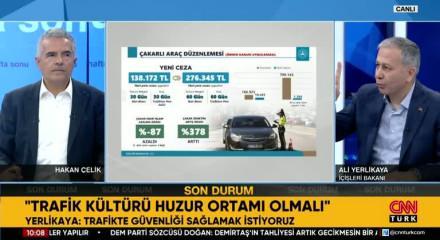 İçişleri Bakanı Ali Yerlikaya yasadışı çakar takanları uyarılarda bulundu