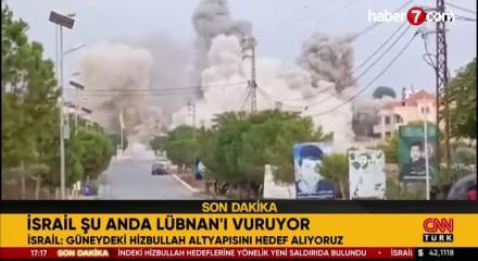 İsrail ordusu, Lübnan'ın güneyine saldırı başlattığını duyurdu