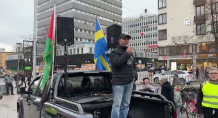 İsveç'te İsrail karşıtı protesto